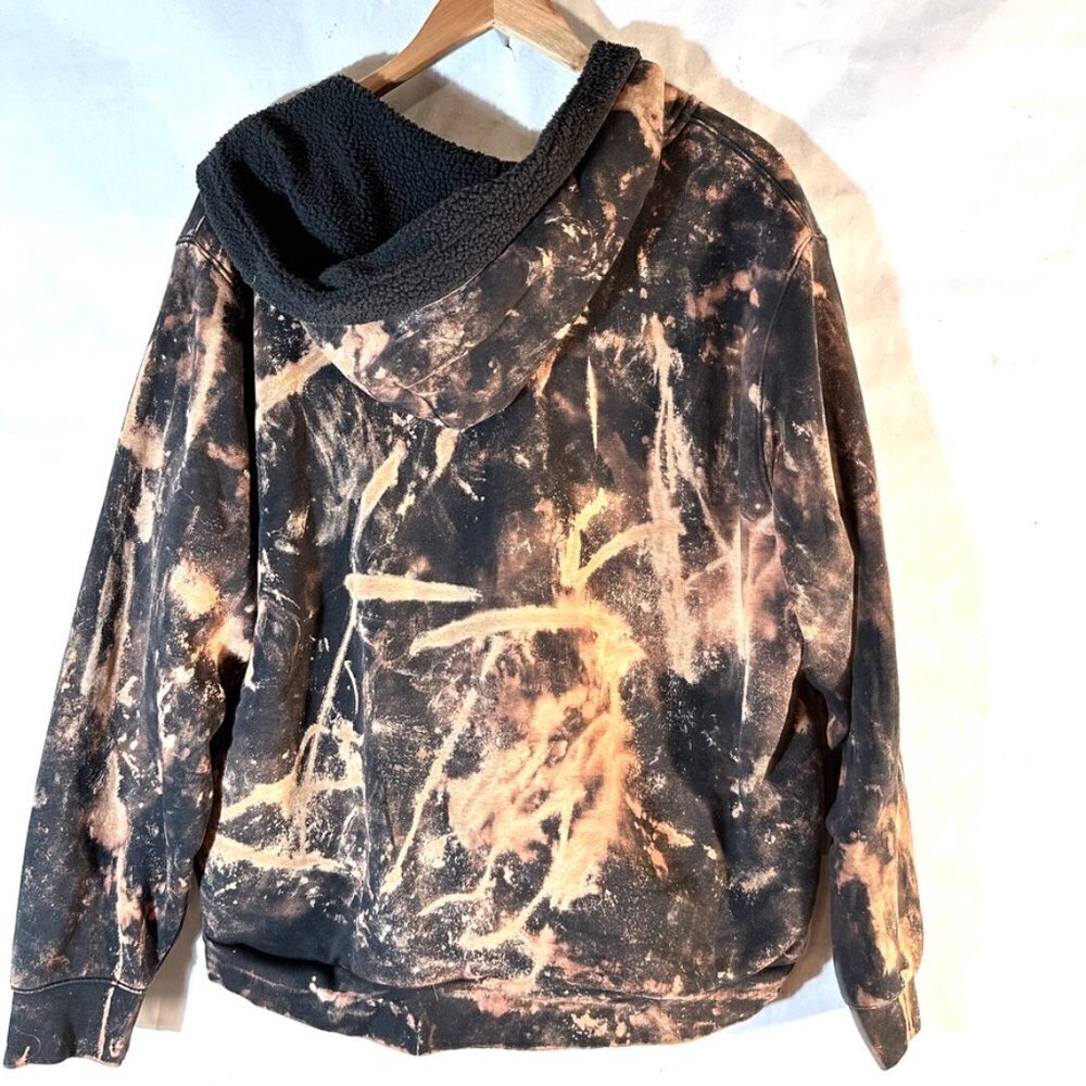 Levis PLUSH Sweatshirt Hoodie Size XL Extra Large Grunge Thick Acid Wash Heavy - Picture 6 of 6